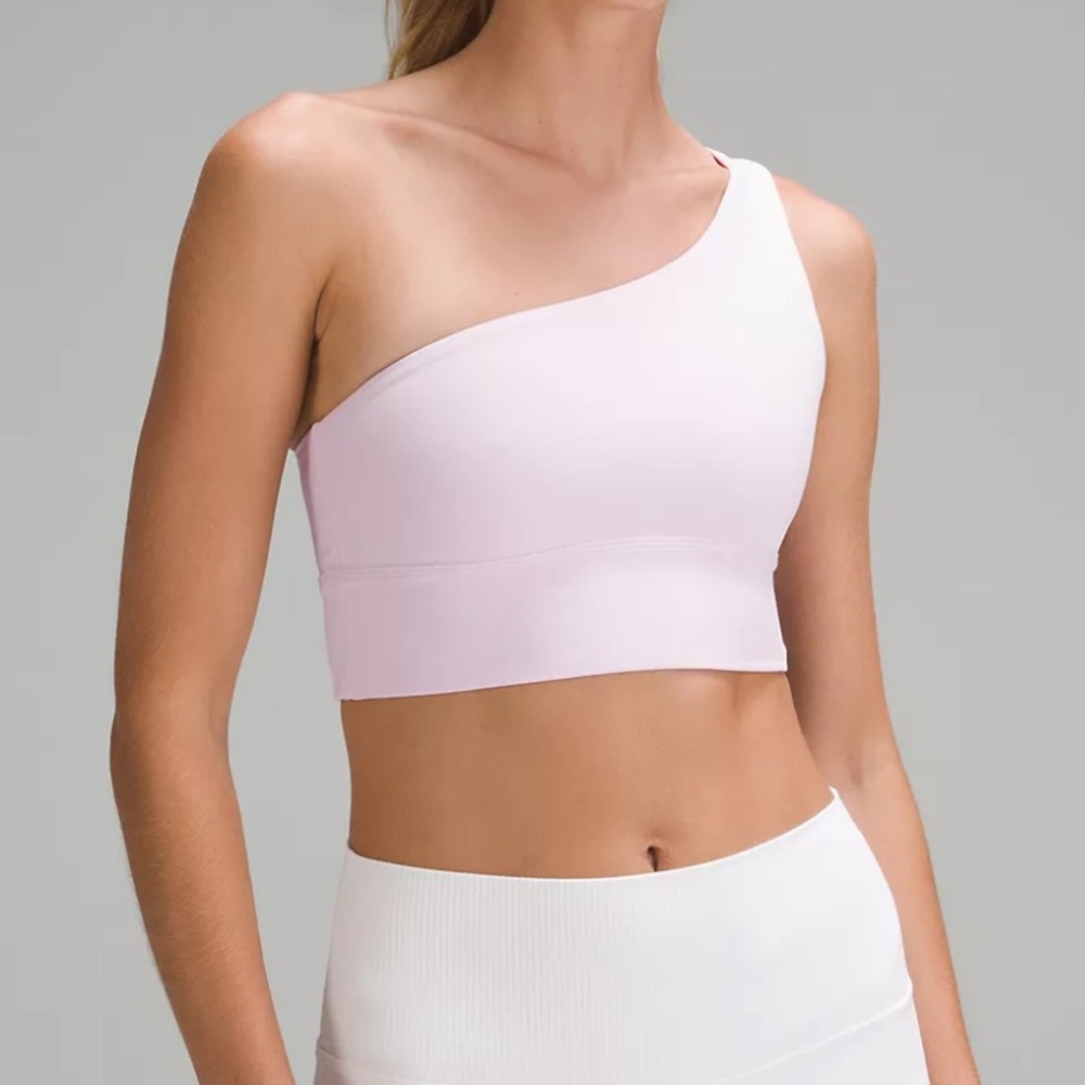 Lululemon Align Asymmetrical Bra | Size 4 Light Pink